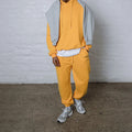 E220360 Custom Unisex Two Piece Mens Cotton Tracksuits Jogger Sweatsuits Jogging Suits Sweatpants and Hoodie Set