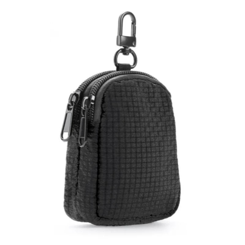 Custom Logo RFID Blocking Zipper Wallet Small Anti-Theft Short Coin Purse with Logo for Cash