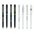 Customized Logo 1.0mm Twist Ballpoint Pen Novelty Plastic Banner Pen for Business Writing & Promotional Items