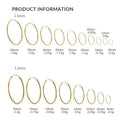 HJ Jewelry Hollow Out 925 Sterling Silver Small Hoop Earrings 18K Gold Plated Dainty Hoops for Women MegaBDM