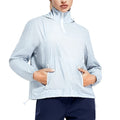 Quick Dry Thin Windproof UPF 50 Full Zip Hoodie Nylon Jacket Uv protection Coat Ladies Outdoor Running Jacket