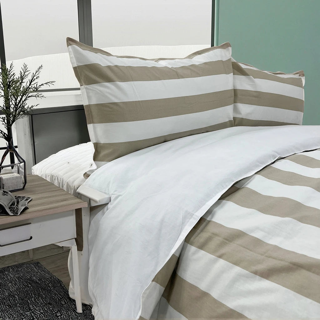Soft Linen Fell 100%  Washed Cotton Duvet Cover  Custom  Organic Cotton Bedding Set
