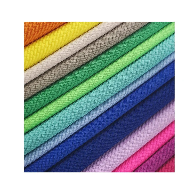 Wholesale Plain Dyed Solid Textured Stretch Polyester liverpool Bullet Fabric for Bows