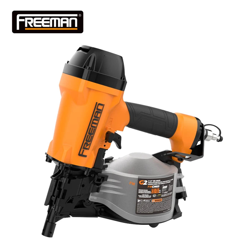 Freeman FMCN65 Pneumatic Shingle Vinyl Siding Nail Gun 15 Degree Wire Plastic Collation Coil Pallet 300-Piece Magazine 10 MegaBDM