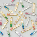 MG09  6pcs/lot Jewelry Accessories18k Gold Rhodium Platedcopperzirconscharmsnecklace Making Findingsdiy Pendants