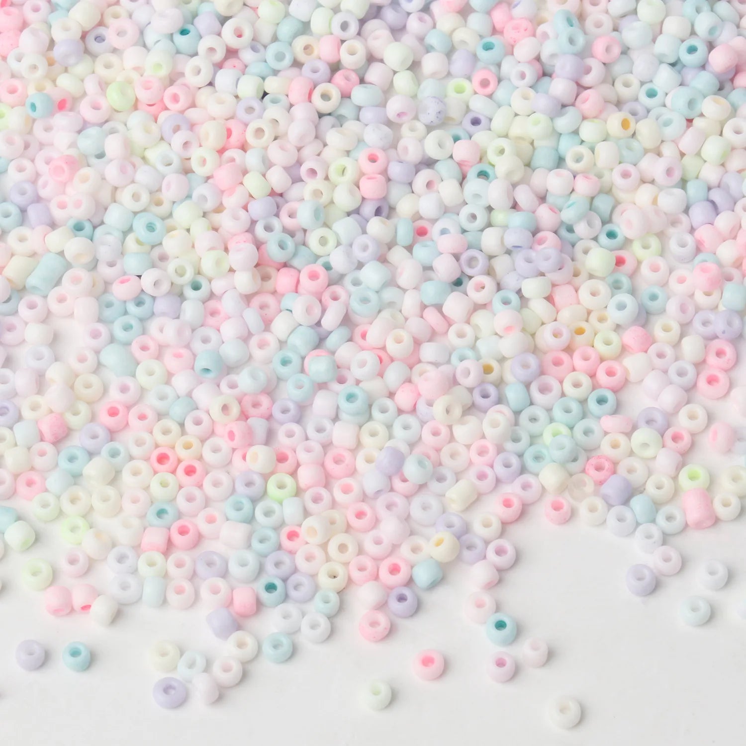 2025 Crystal Wholesale 3mm Frost Colors Seed Beads for Bracelet Making Opaque Matte Glass Seed Beads