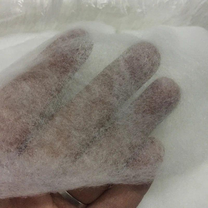 Polyester Thermal Bonded 3D Nonwoven Breathable Fusible Memory Wadding for Sofa/Mattress Padded 30gsm Custom Thickness Roll