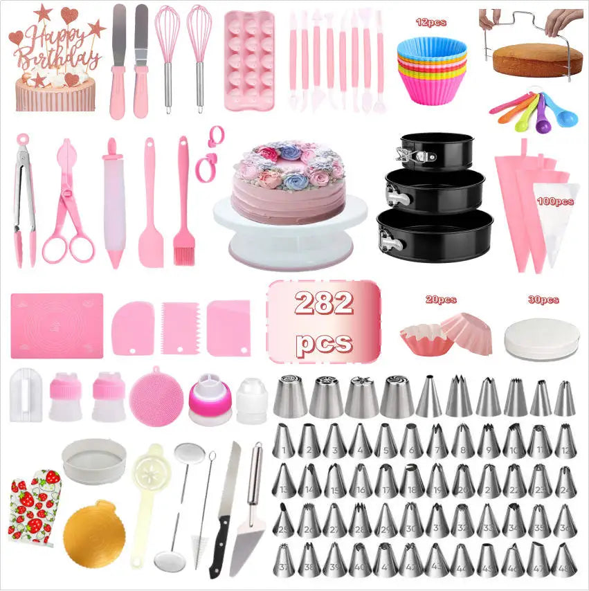 Complete Set of Cake Baking Kit for Beginners Adult Baking Pan Baking Kit