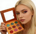 High Custom Colors Vegan DIY Eyeshadow Palette Cardboard Private Label Waterproof Long-Lasting Pigments for Beauty Makeup DIY