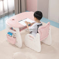 Colourful Plastic Toddlers Kindergarten Furniture Sets Preschool Kids Study Desk and Chair Set