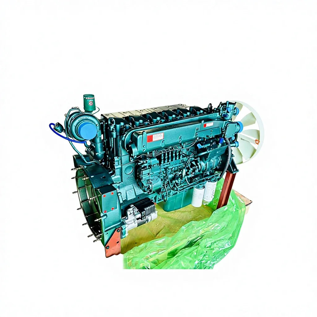 CSJHPSS New Construction Machinery Parts WD615.47 WD615.96E D12 375HP Engine Assembly for Howo371/Howo 375/HowoA7 Excavator