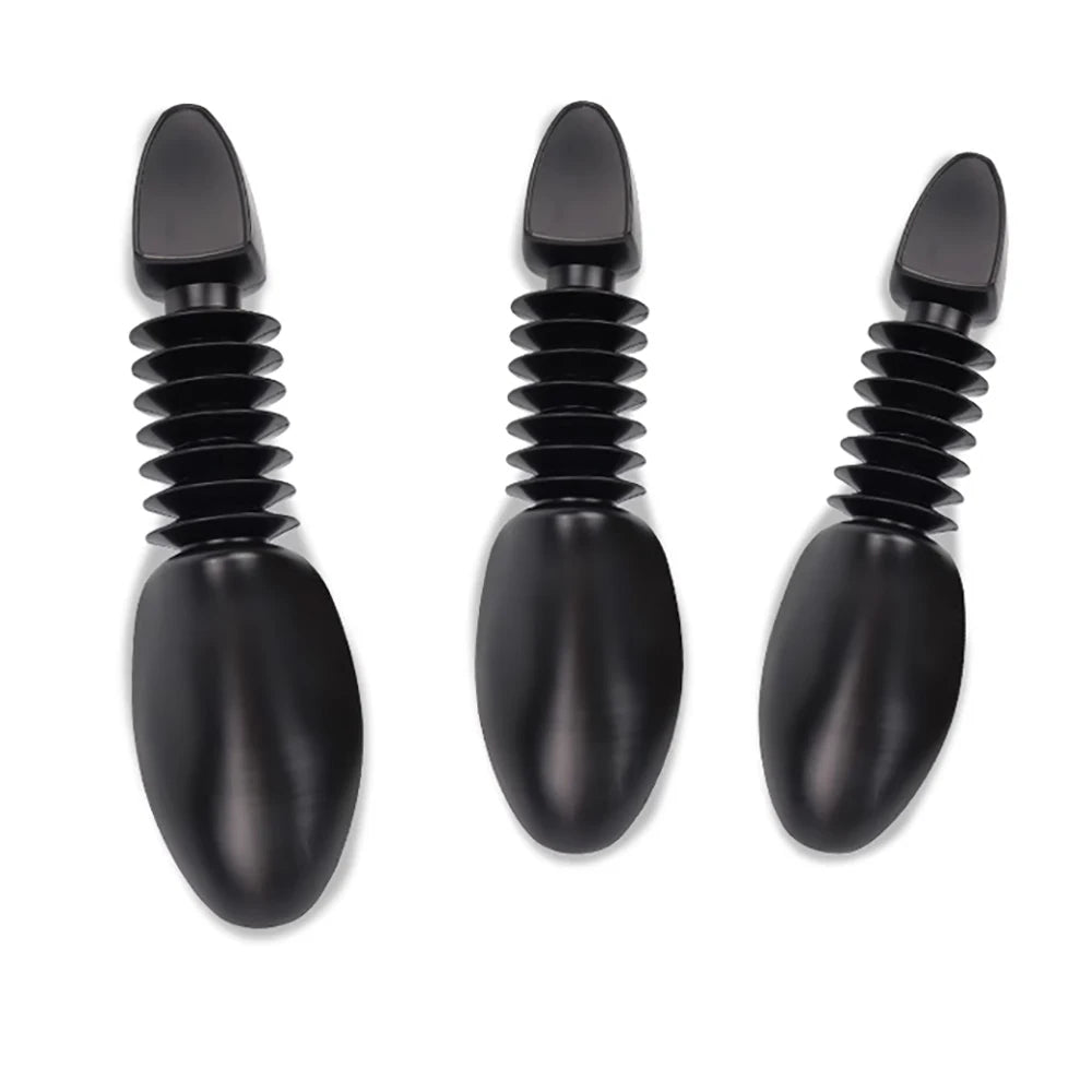 Custom Durable Adjustable Plastic Shoe Stretcher Tree Adjustable Size Black Option Keeping Shape Men-Hexing Brand MOQ 100 Pcs