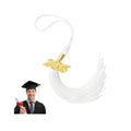 JOYFFO 2025 Silver Mini Graduation Tassel Charm Class 2025 Grad Decorations Holiday Supplies 2024 Tassel 2025 Tassel Decorations