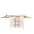 Custom Multi Color Cotton Square Decorative Dining Table Runner for Ramadan