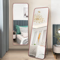 Custom Modern 170*50cm Classic Fashion Aluminum Alloy Large Metal Frame Full Length Long Standing Floor Mirror Miroir Spiegel