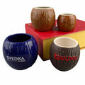 Hawaii Hollywood Ceramic Souvenir Cocoanut Cup Coconut Mug Hawaiian Creative Designs Cocktail TiKi Mug