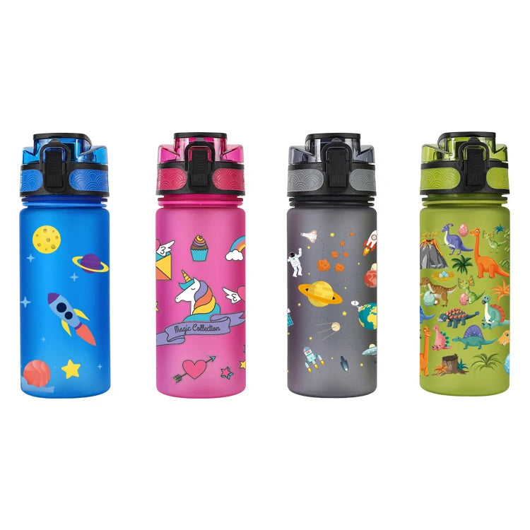 Custom logo Tritan Tomatodo Bpa Free Water Bottle Cartoon Gradient Color Drink Bottles
