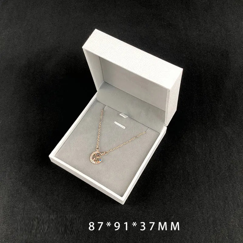 OEM Portable Jewelry Display Organizer Custom Logo Rectangle Small Jewelry Boxes for Necklaces Earrings Travel-Girls Wholesale