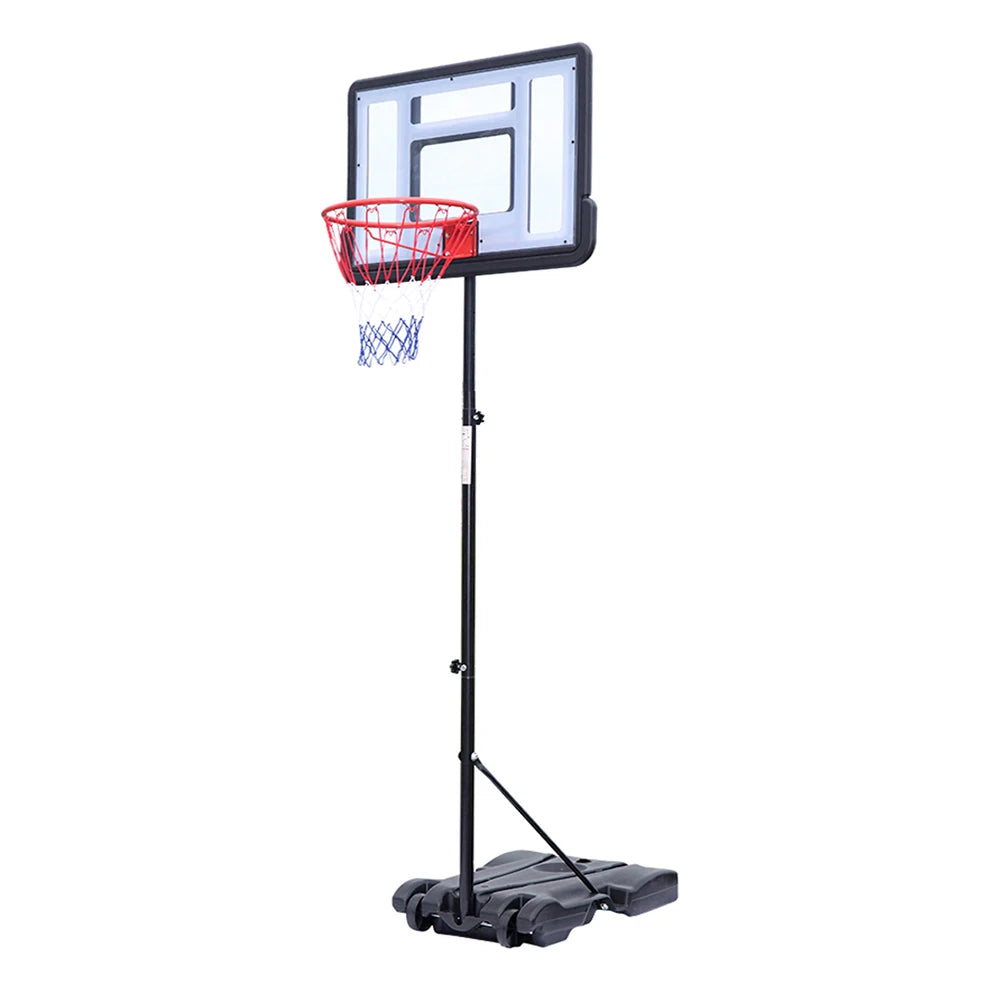 Hot Sale PVC Steel Outdoor Portable Moveable Children Adults Basketball Board Hoop Stand Backboard Adjustable Height Weather