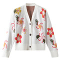 Oem New Cardigan Sweater Women Sweater Jacket Leisure Style Can Add Logo Custom Antistatic Knit Sweater
