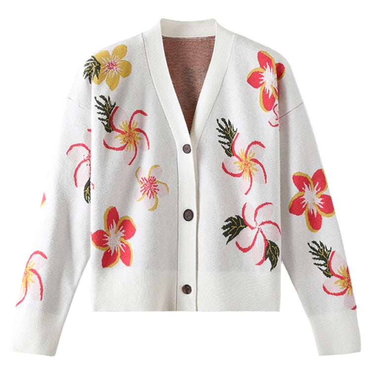 Oem New Cardigan Sweater Women Sweater Jacket Leisure Style Can Add Logo Custom Antistatic Knit Sweater