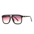 STORY CC009 Ins Trending  Fashion Eyewear Square Frame Gradient Sun Glasses Women Big Frame Flat Top Oversized Sunglasses