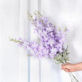 DREA Light Purple Artificial Flowers Manufacturer Bluebells Artificial Flower Bunches Wholesale for Wedding Decoration