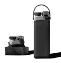 600ml Foldable Lightweight Portable Silicone Water Bottle for Outdoor Travel for Running and Cycling
