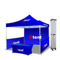 Waterproof 10x10ft Gazebo Canopy Trade Shows Tent Heavy-Duty Folding Event Outdoor Tent