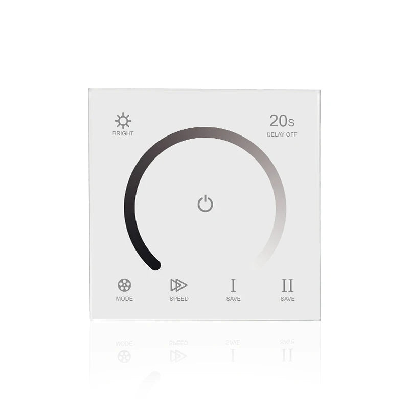 High Quality Touch Wall Switch 12V 24V Delay Off 20 Seconds Time Control CCT Touch Panel Controller