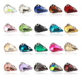 Wholesale Wedding Dress Jewelry Findings Diamond Silver Base Drop Glass Drill Sew on Crystal Gemstone Claw Setting Rhinestone