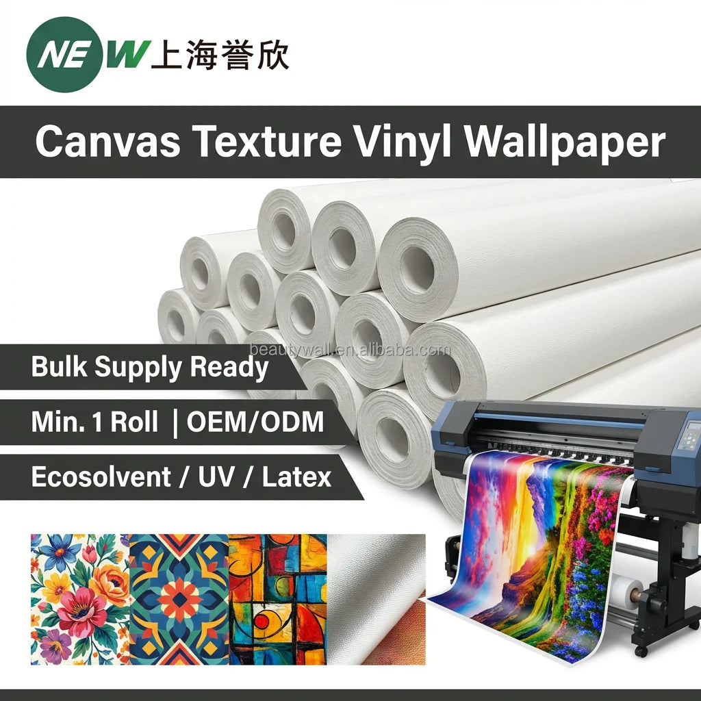ECO Solvent Printable Wallpaper for Home Decorative Wall Paper Vinyl Wallpaper