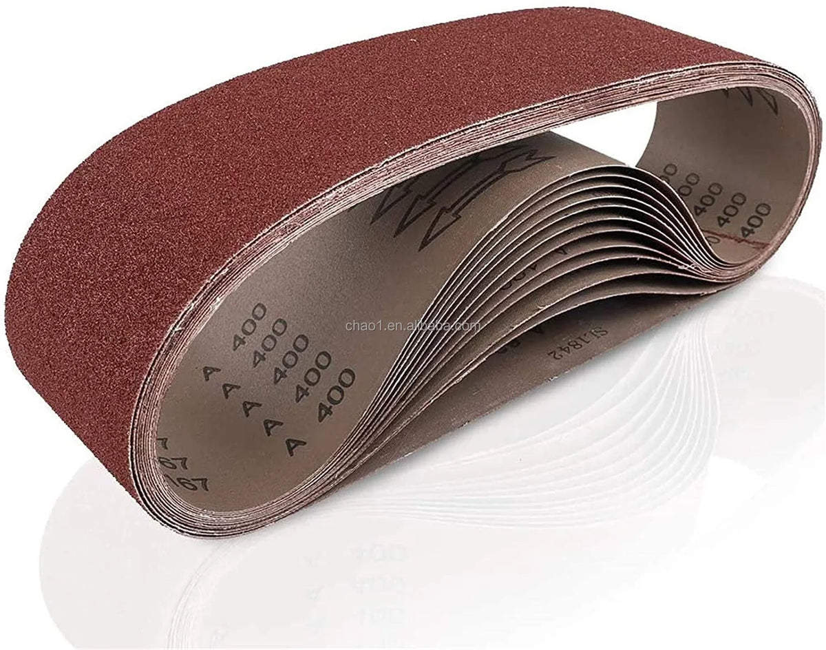 610*100mm Endless Abrasive Cloth Emery Grits Steel Glass Aluminum Stainless Steel Resin Wood Sanding Belt Polishing Abrasive