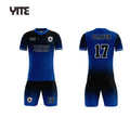Custom Plain 100% Polyester Breathable Jersey Soccer Uniforms Sets Sublimation Printed Soccer Wear Jersey Set Football Kits Full