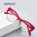 MORESE 2178 New Design Reading Glasses Anti Blue Light Flexible Tr90 Frame Glasses