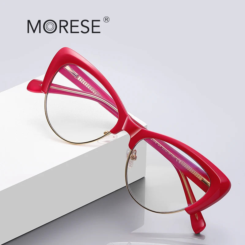 MORESE 2178 New Design Reading Glasses Anti Blue Light Flexible Tr90 Frame Glasses