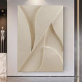 Modern Style Three-Dimensional Relief Sandstone Hand Painted Physical Decor Modern Painting Handmade Relief Wall Art Painting