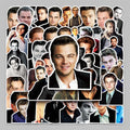 50PCS Hot-selling Stars Around Creative Personality Leonardo Stickers Guitar Desktop Refrigerator Headphones Fun Stickers
