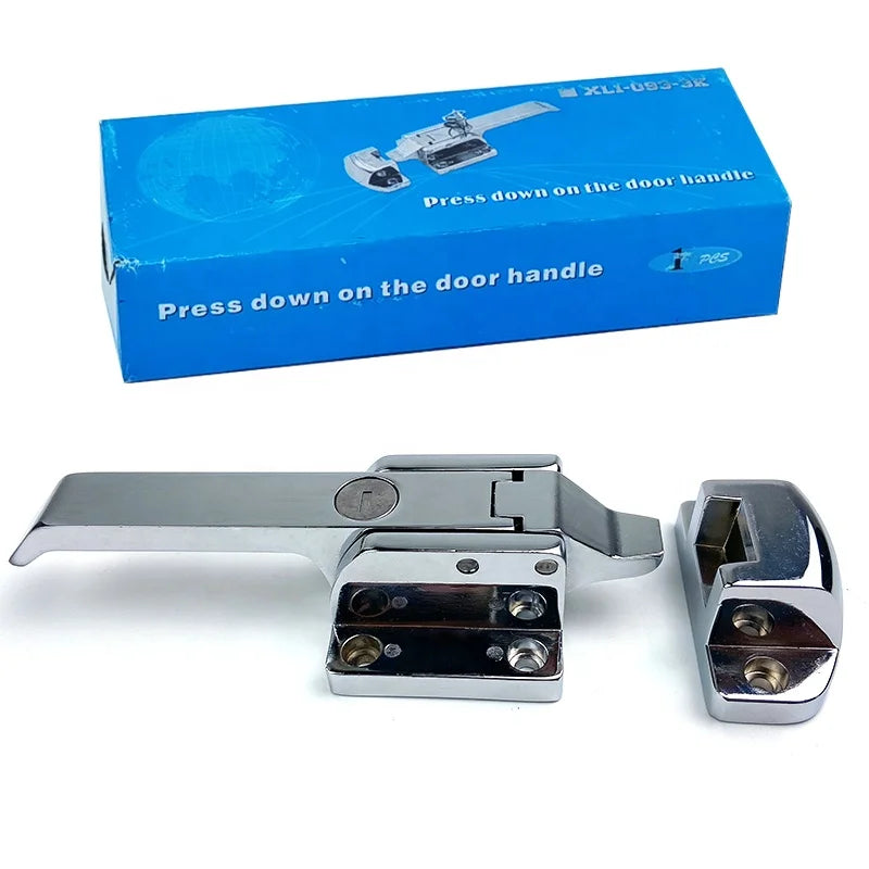 Durable Zinc Alloy 1-093/1-093-3K Door Latch Handle Lock Industrial Style for Freezer and Cold Room Use