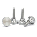 High Precision M3 Stainless Steel Flat Head Knurled Thumb Screws