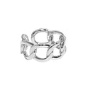 New Arrival Chain Ring Gold Plated 925 Sterling Silver Ring Adjustable 18K Gold Chain Rings