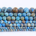 Wholesale A+ Natural Blue Chrysocolla 4-10mm Smooth Healing Crystal Loose Gemstones Beads for Jewelry Making Lapis Moonstone