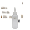 Transparent PET Plastic Squeeze Bottle 5ml 10ml 15ml Capacities with Pump Sprayer for Skin Care Cosmetic Packaging