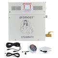 Modern 6KW 9KW Sauna Steam Generator Wet Steam Bath Machine with Control Panel for Home for 2 People