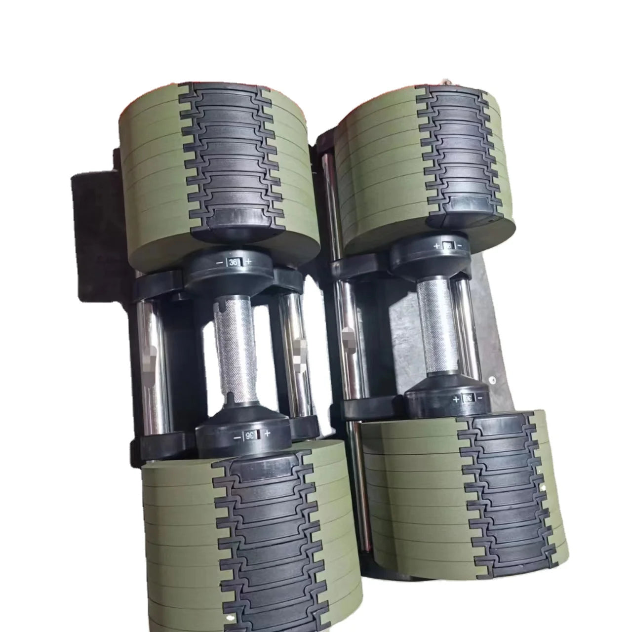 Gym New Free Strength 40kg Strength Training Adjustable Dumbbell Barbell With Stand for Home Fitness