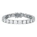 Hot Sale Fashion Tennis Bracelet Round Shape Shining Diamond Tennis Chain