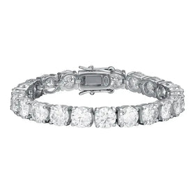 Hot Sale Fashion Tennis Bracelet Round Shape Shining Diamond Tennis Chain