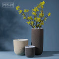 Merlin Modern Nordic Ceramic & Porcelain Vases Wholesale Decorative Home Decor Flower Set Includes Pot