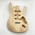 Wholesale Electric Guitar Body Replacement Barrel Unfinished 2 Piece Ash SSS ST Ash Guitar Body for Sale MegaBDM