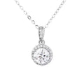 2023 Luxury Designer S925 Sterling Silver Necklace for Women Opal and Zircon Pendants for Wedding